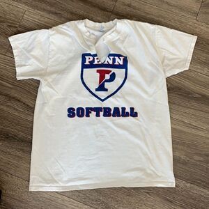 Penn Softball Cut Tee Shirt Size Medium